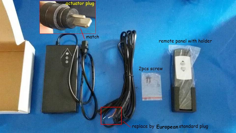 Linear actuator controller system, 12volt /24volt wired/wireless controller system