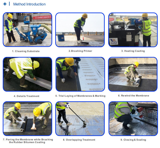Bondsure® S-CLF Self Adhesive Bituminous Waterproofing Membrane Super Tensile Strength NS ND Type