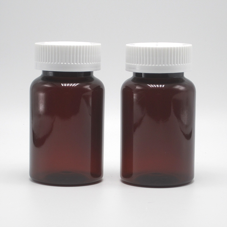Securely Store Supplements with 120mL 4oz Translucent Amber Pill Containers and Cap