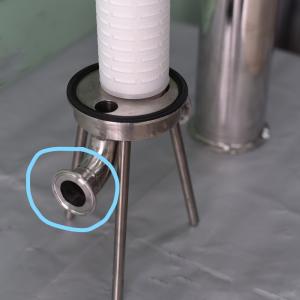 China Food Grade Stainless Steel 304 Filter Press Spare Parts Quick Install Connection wholesale
