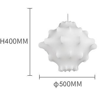 Viscontea Pendant light Italian Designer Silk Lamp bedroom contemporary pendant lights for kitchen island(WH-AP-544)