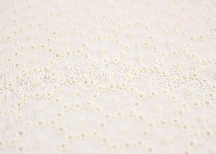 Soft Feeling Cotton Eyelet Lace Fabric By The Yard For Home Decor Products
