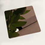 Decorative 304 Titanium Mirror Stainless Steel Sheet Rose Gold Hairline Colored