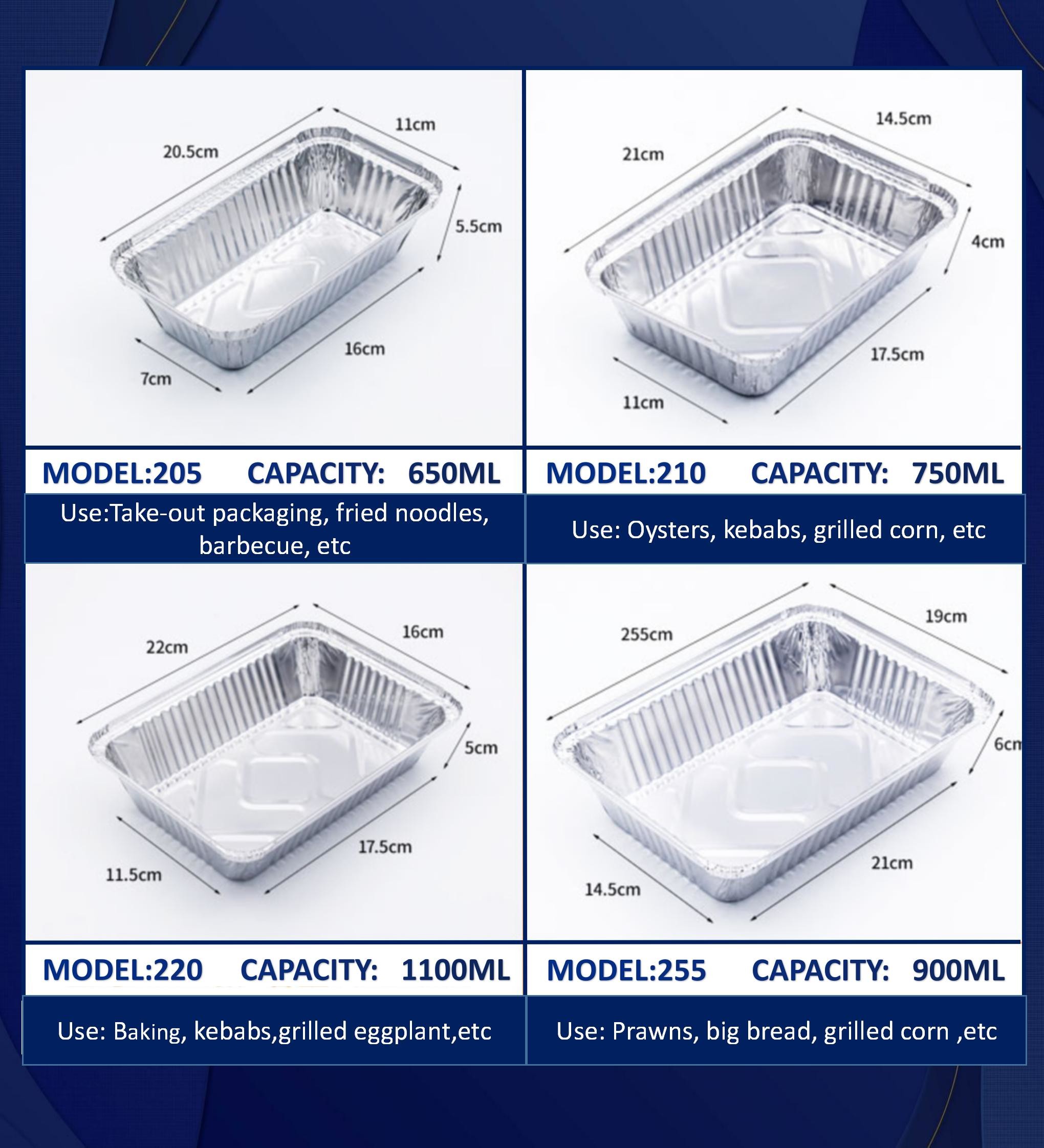 Disposable Aluminum Foil Lunch Box Small Hot Pot Takeout Pot With Grilled Fish Aluminum Foil Meal Heated