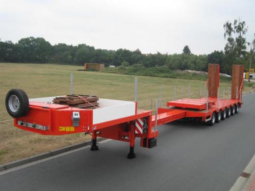 3000 ton Max Payload AOTONG TRAILER Semi Trailer for Large Tank Container Transport