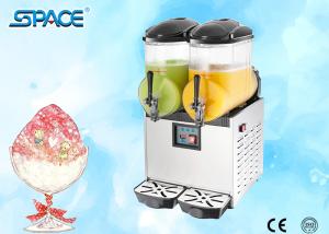 China 700W Restaurant Frozen Drink Slush Machine 2 Bowl With Italy Compressor wholesale