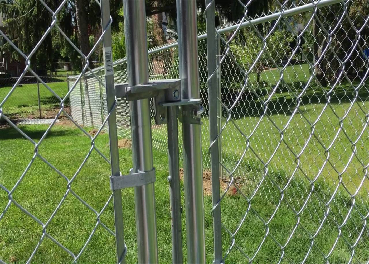 heavy duty chain link fencing/9 gauge chain link fence fabric/black vinyl chain link fence