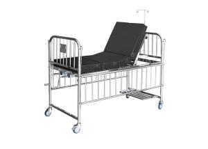 China Stainless Steel Manual Children Hospital Bed Two Function Molibe wholesale