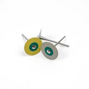 China Dental Polishing Cutting Wheel 26mm Yellow Dental Teeth Polisher Disc wholesale