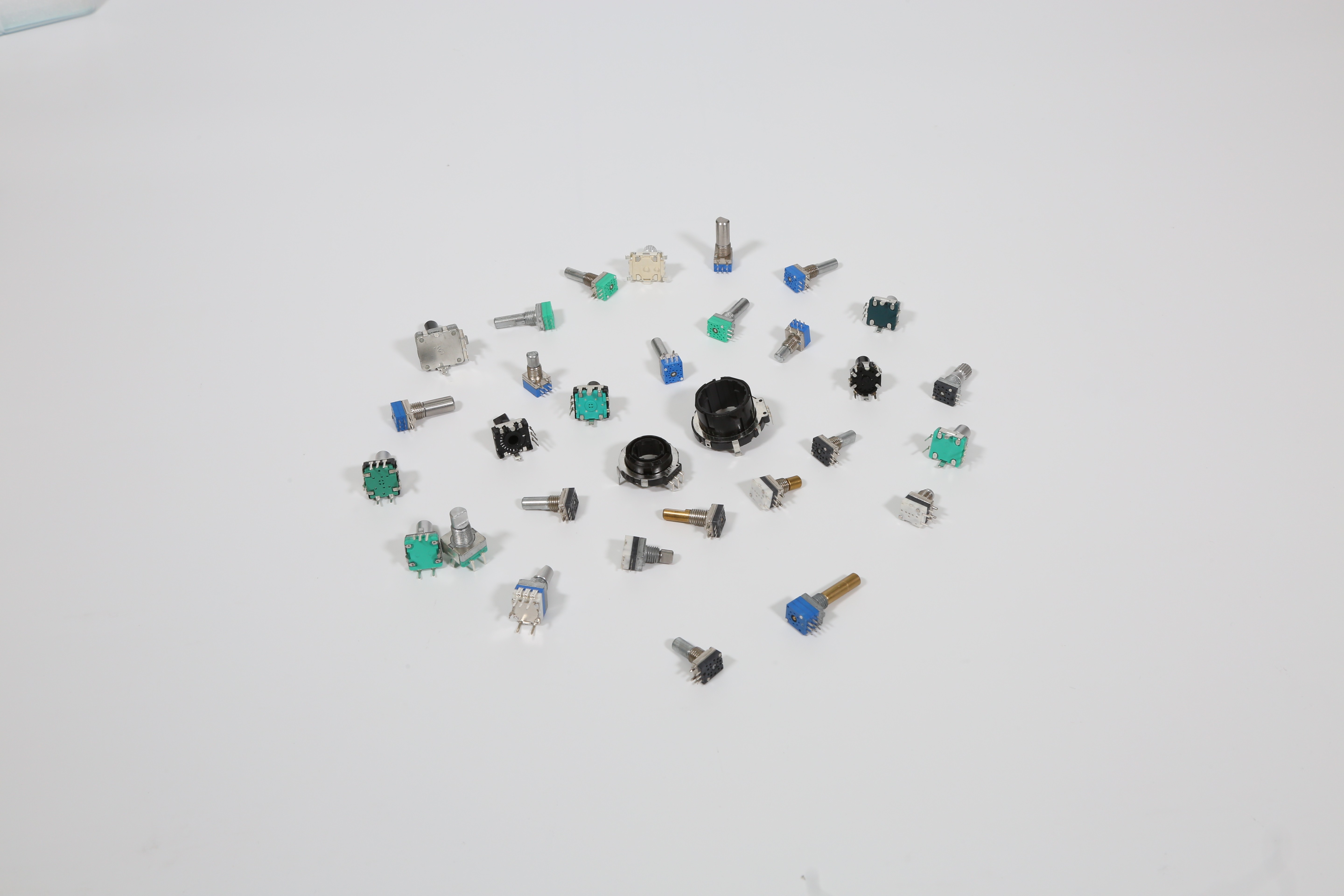 Incremental Absolute Rotary Encoder Double Shaft With Rotary Switch