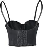 pearl beading Bustier Top