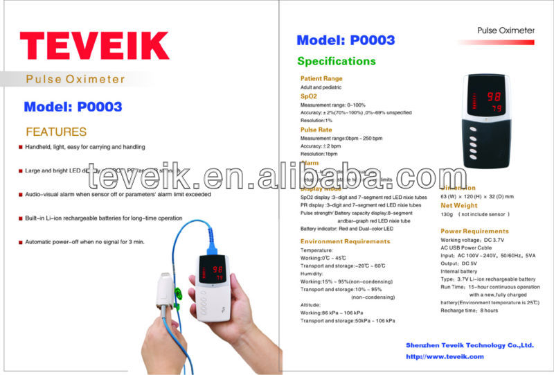 New arriaval Handhled Pulse Oximeter(SPO2, Pulse Rate)
