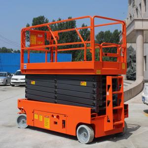 China Industrial Scissor Lift Aerial Work Platform Hydraulic Electric Scaffold Lift wholesale