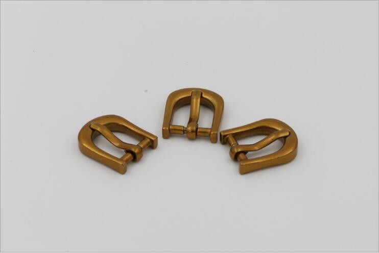 OEB Antique Gold Factory Custom Zinc Alloy 14.3 MM Metal Belt Pin Buckle