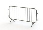 Traffic safety crowd control barrier fence