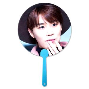 China Customized 0.6mm PET 16X17CM 3D Lenticular Hand Fans wholesale