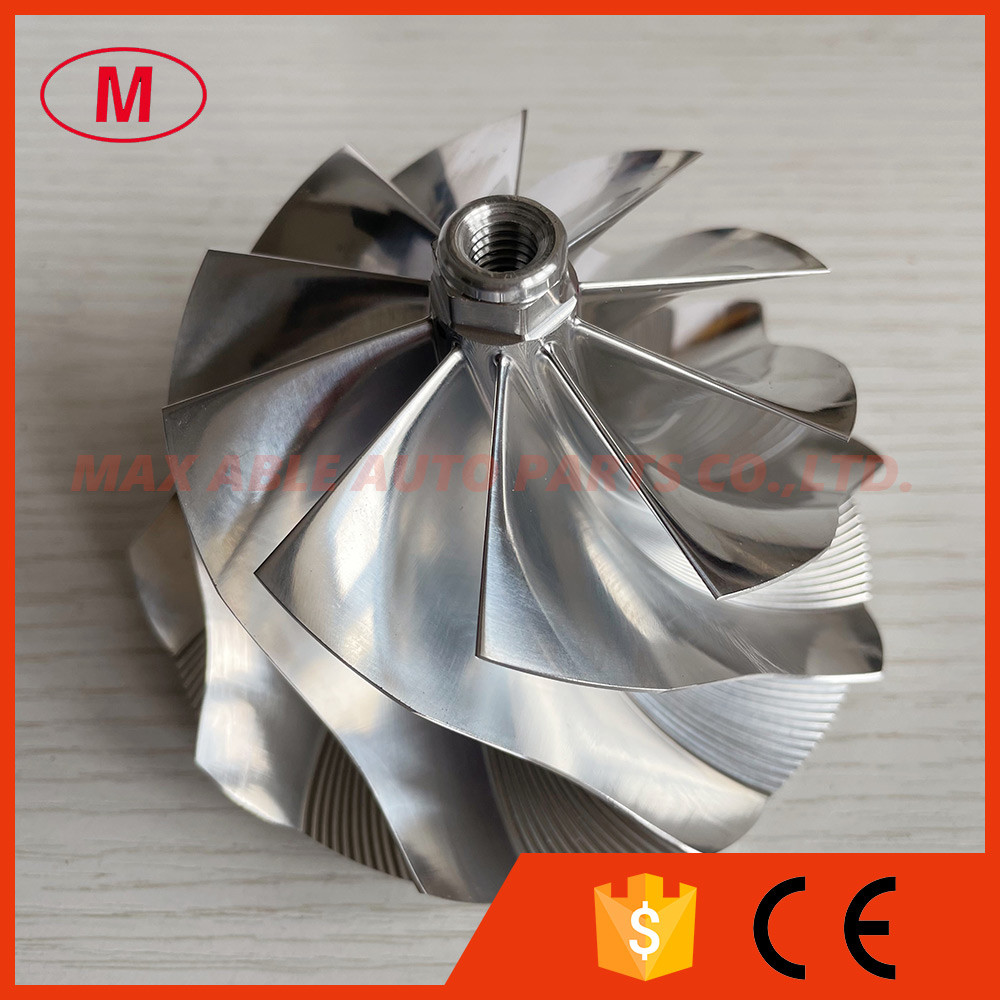 G42-1200 73.90/98.00mm 10+0 blades Turbocharger milling/aluminum 2618/billet compressor wheel