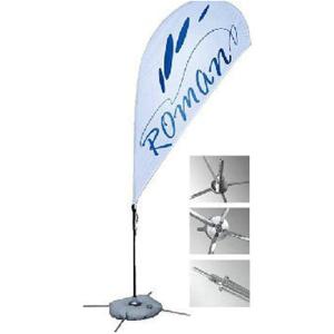 China Polyester Promotional Feather Flags Advertising exhibition event outdoor Flying Beach wholesale