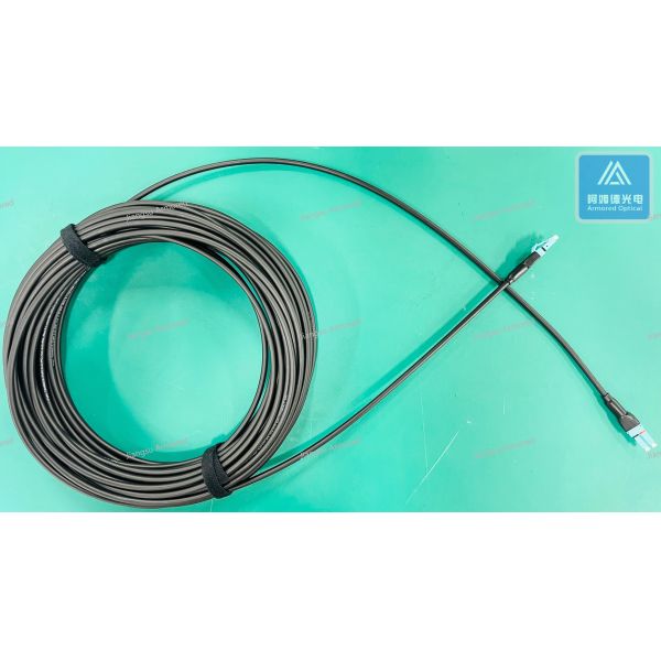 Duplex Multi Mode Armored CPRI Patch Cord With Uniboot Connector 5.0mm LSZH