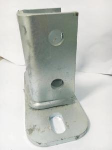 China Electro Galvanized Stainless Steel Strut Fittings Square Post Base Plate Fittings wholesale