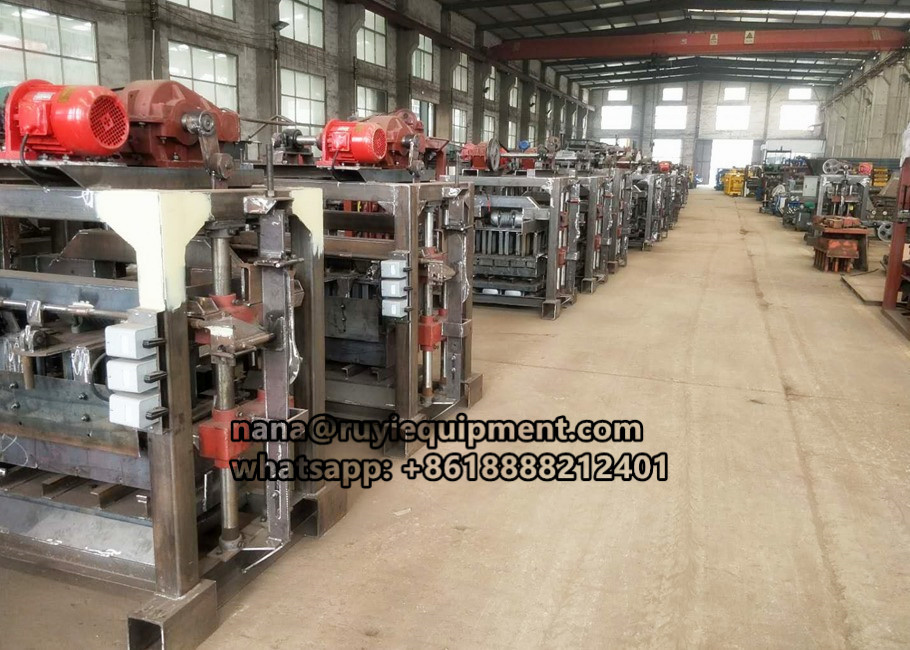 4-40 small hollow block solid block concrete block making machine