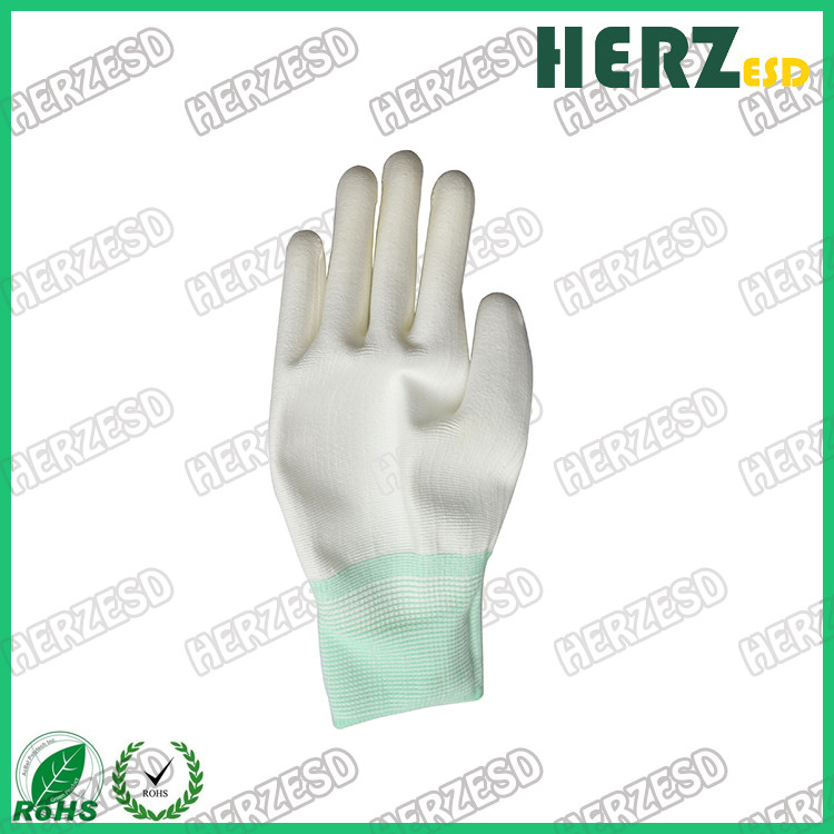 ESD Nylon Glove ESD Hand Gloves Surface Resistivity 1x106-8/Cm For Handling Electronic Parts