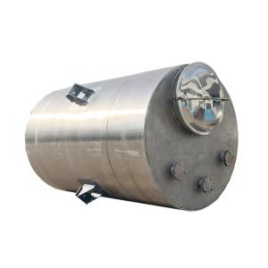 China ISO Stainless Steel SS304 SS316 Chemical Storage Tank Horizontal wholesale