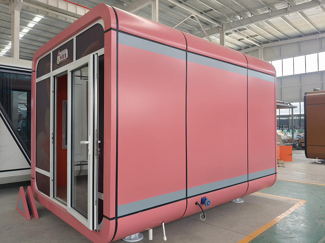 Prefabricated Apple Cabin Portable Mobile Modular Prefabricated Office Houses