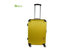 China TSA Lock Dual Spinner Wheels Trolley PET Travel Luggage wholesale