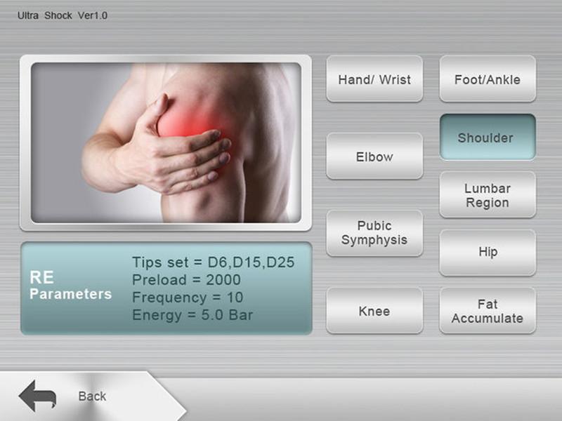 12 Heads Myospasm ESWT Ultrasound Pain Relief Machine