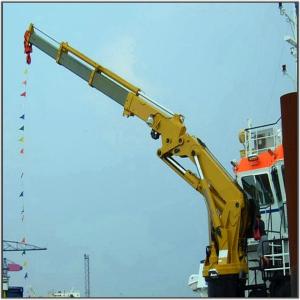 China Knuckle Hydraulic Marine Ship Pedestal Crane Operation Marine Ship Crane wholesale