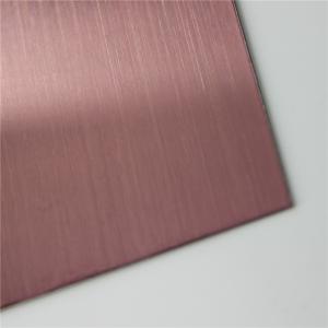 China Leading Manufacturer of Coloured Hairline Gold Finish, 304 Matt Finish Stainless Steel Sheet wholesale