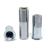 Internally Threaded M10 Metric Q235 Hex Flange Bolts Zinc Plated Sleeve