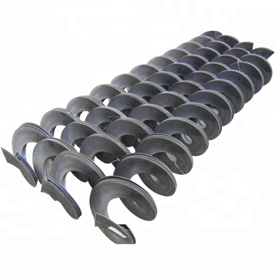 Customized Spiral Auger Continuous Sectional Screw Conveyor Blade