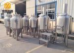 Electric Heating Small Brewery Equipment 200L With 8 Fermentation Tanks