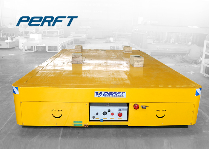 Carbon Steel Trackless Electric Material Transfer Cart for Metal Industry Apply Heavy Load