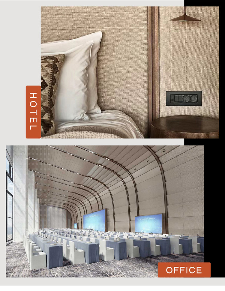 Easy To Install Panels Recyclable Material Decorative Acoustic Panels