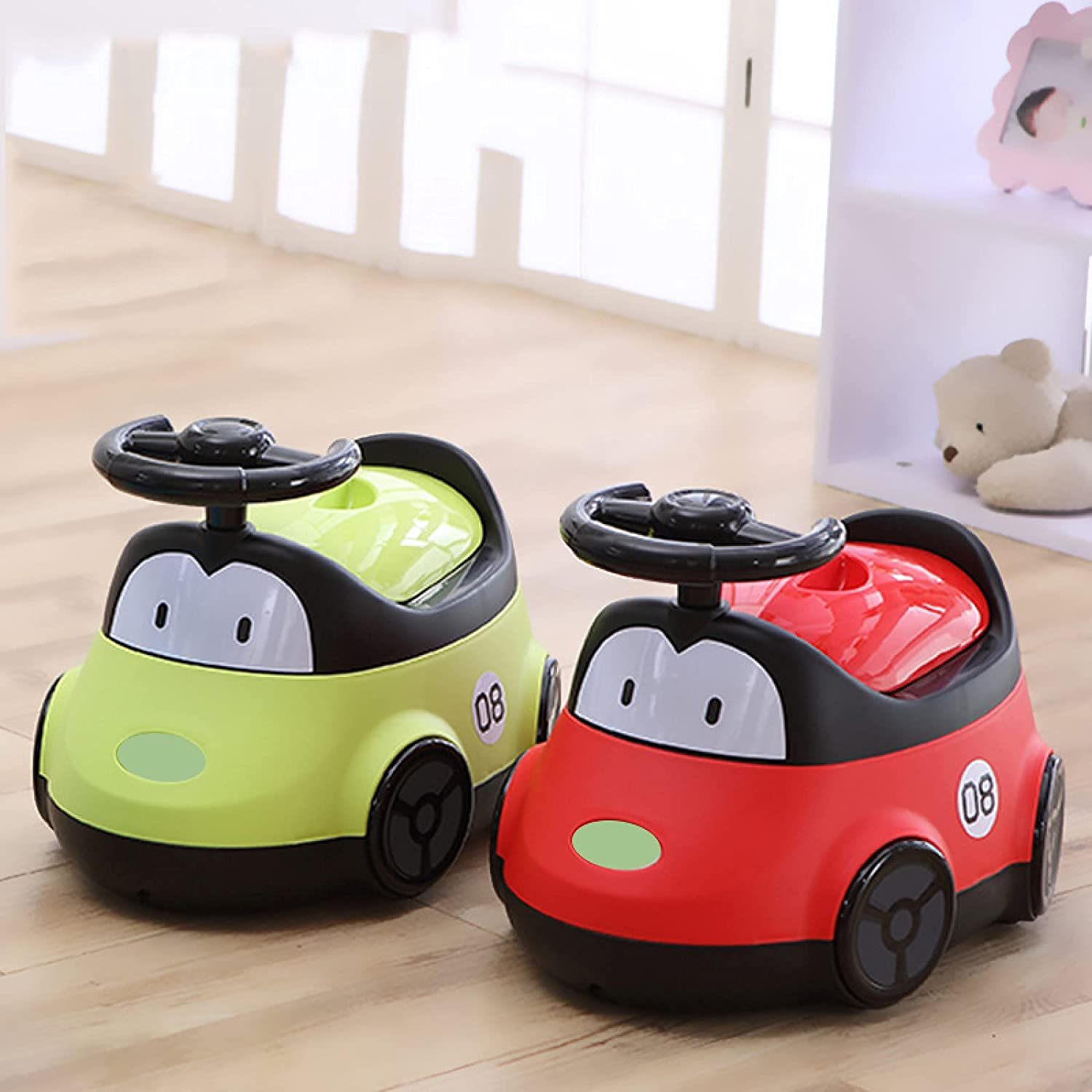 Child-Friendly Drawer Type Car Toilet Stool for 5-7 Year Olds Made of Durable Plastic