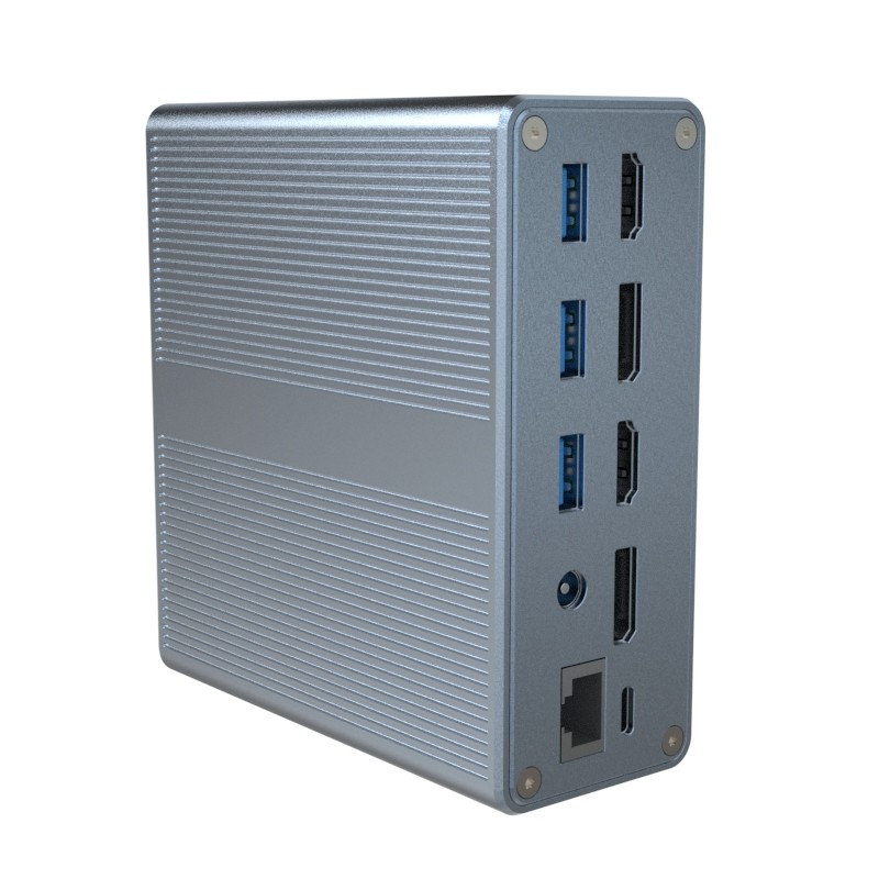 Docking Station Usb C Thunderbolt DisplayLink Laptop Docking Station With 120w Power