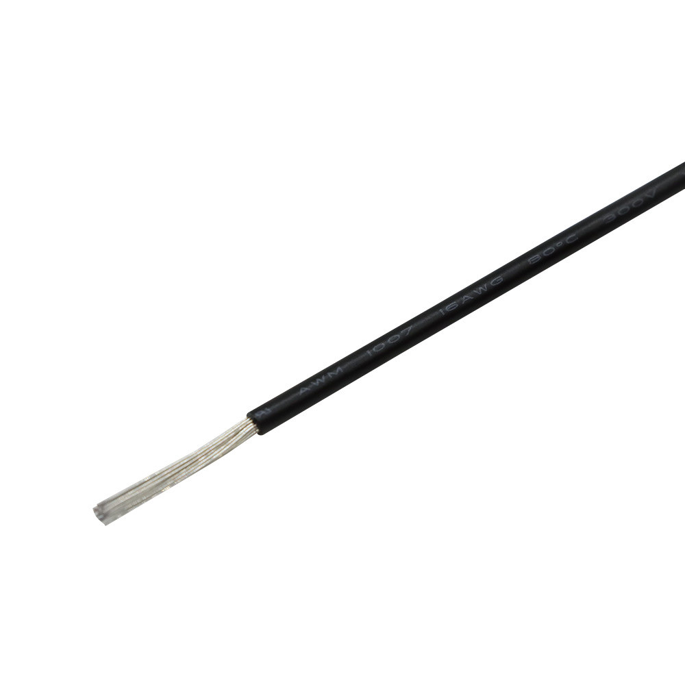 Tinned Copper AWM Single Conductor Wire , Single Core PVC Cable UL1007