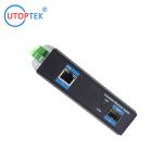 UT11GP-SFP 10/100/1000M 1SFP+POE+ 30W unmanaged industrial media converter DIN