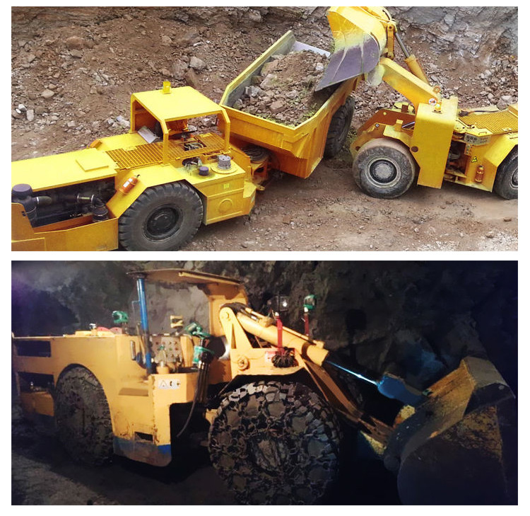 CE Downhole 2cbm Mining Wheel Loader 1.6T High Performance