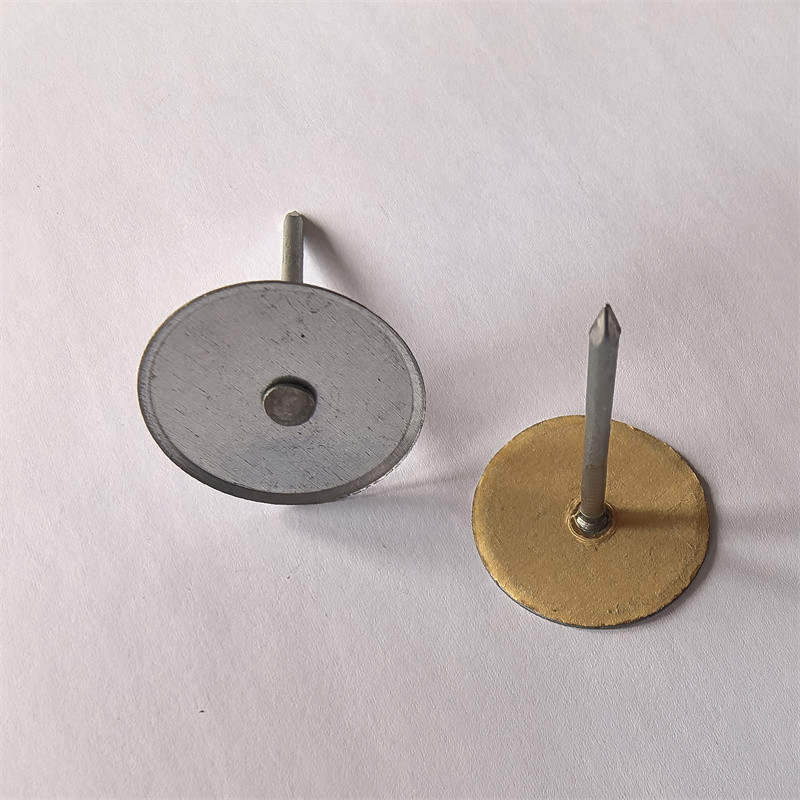 Cup Head Insulation Welded Pins With 30 Mm Round Base For HVAC Duct Insulation