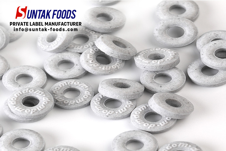 Fat Free Sugar Free Mint Candy Healthy , Sugar Free Breath Mints Candy Hole Shape