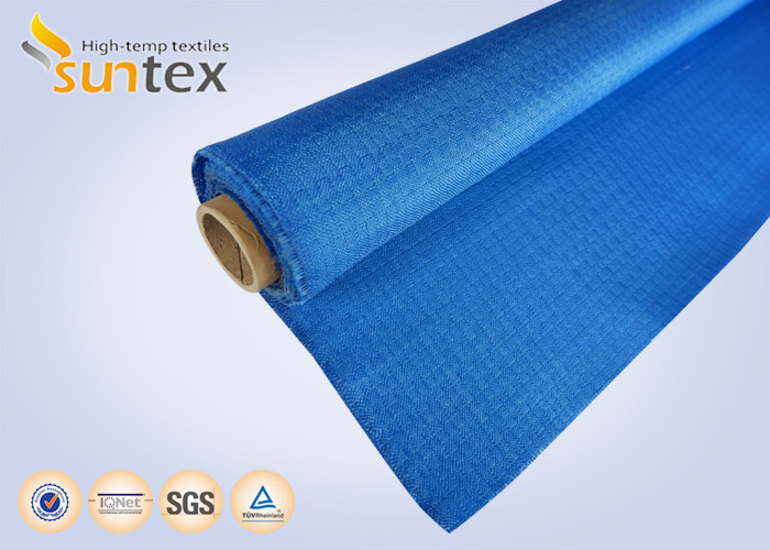Easy To Be Holed Sewn Fabricated Acrylic Coated Fiberglass For Fire Resistant Curtain