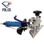 Air-driven angle grinder for glass without electricity safety