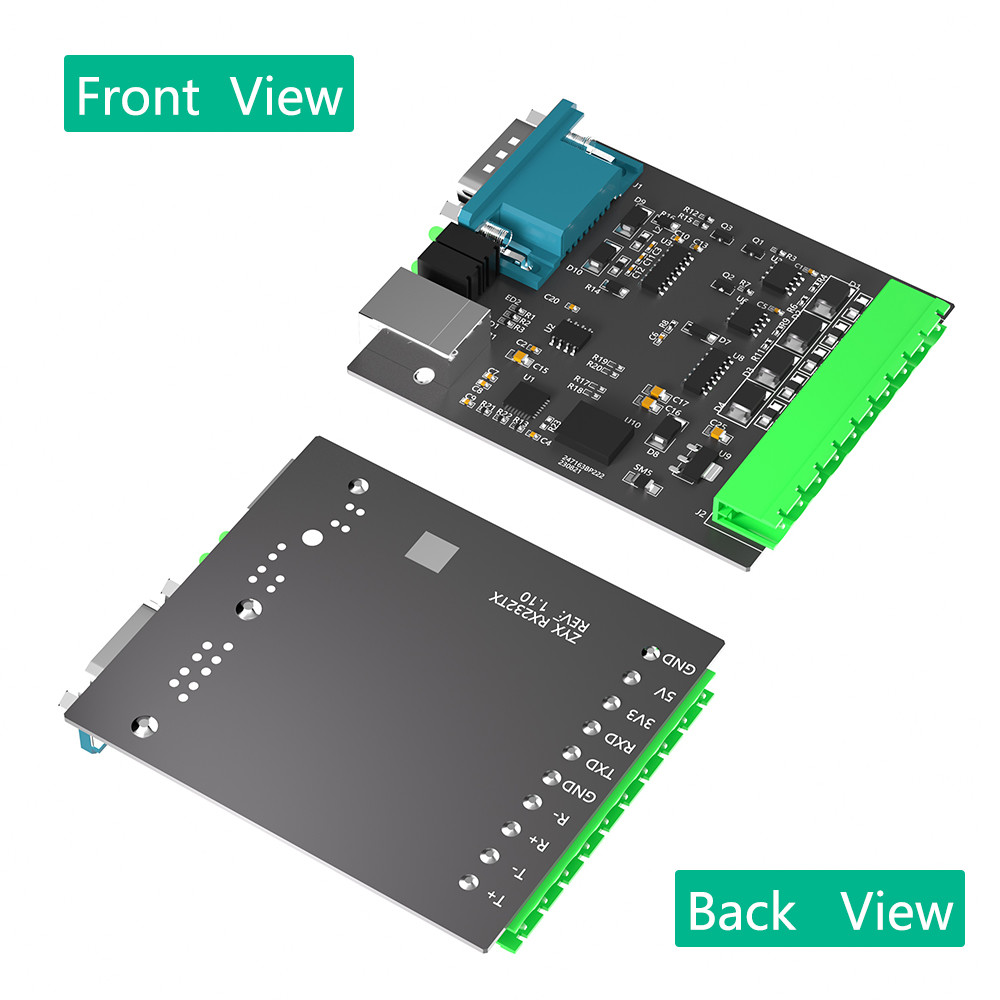 Industrial Isolated USB To RS232/485/422/TTL Converter Adapter With CP2102 Chip