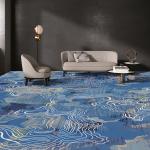 9mm Wall To Wall Nylon Printed Carpet With Flame Resistance
