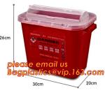 Medical disposable sharp container,Wholesale disposal plastic medical sharp