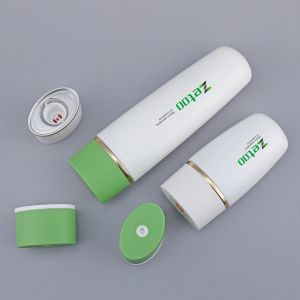 Customized Oval Cosmetic Bottle 50ml / 100ml Skincare Bottles Packaging With